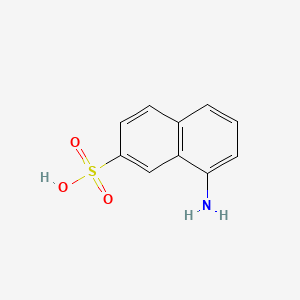 Chemical structure of 8-Amino-2-naphthalenesulfonic Acid