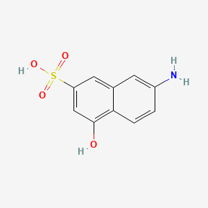 Chemical structure of 6-Amino-1-naphthol-3-sulfonic Acid