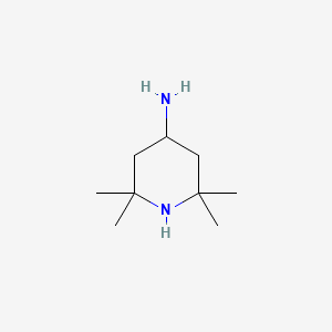 Chemical structure of 4-Amino-2,2,6,6-tetramethylpiperidine