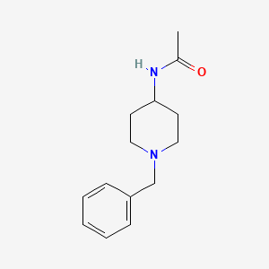Chemical structure of 4-Acetamido-1-benzylpiperidine