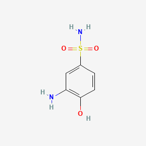 Chemical structure of 2-Aminophenol-4-sulfonamide