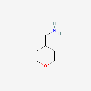 Chemical structure of 4-Aminomethyltetrahydropyran