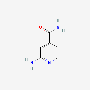 Chemical structure of 2-Aminoisonicotinamide