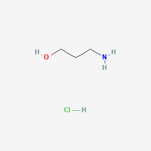 Chemical structure of 3-Amino-1-propanol Hydrochloride