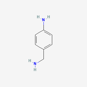 Chemical structure of 4-Aminobenzylamine