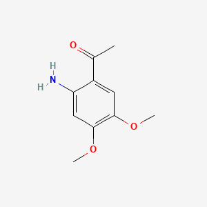 Chemical structure of 2'-Amino-4',5'-dimethoxyacetophenone