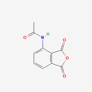 Chemical structure of 3-Acetamidophthalic Anhydride