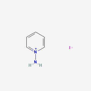Chemical structure of 1-Aminopyridinium Iodide