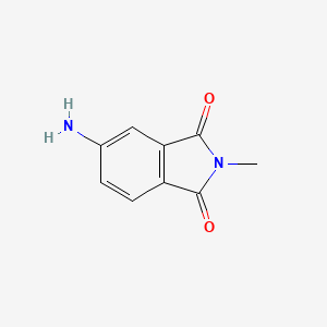 Chemical structure of 4-Amino-N-methylphthalimide