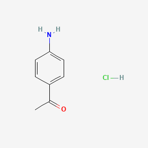 Chemical structure of 4'-Aminoacetophenone Hydrochloride