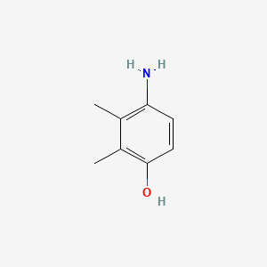 Chemical structure of 4-Amino-2,3-xylenol