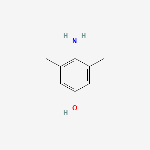 Chemical structure of 4-Amino-3,5-xylenol