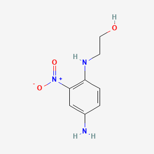 Chemical structure of 2-(4-Amino-2-nitroanilino)ethanol