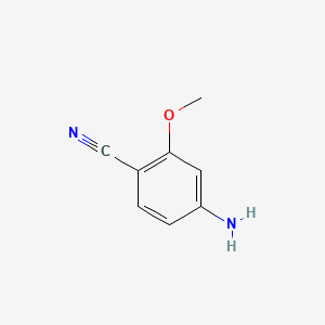 Chemical structure of 4-Amino-2-methoxybenzonitrile