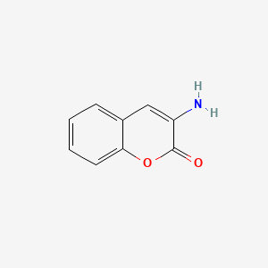 Chemical structure of 3-Aminocoumarin