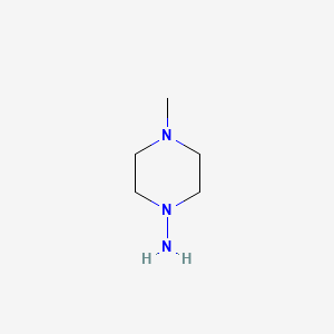 Chemical structure of 1-Amino-4-methylpiperazine