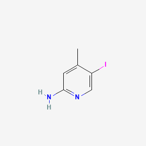 Chemical structure of 5-Iodo-4-methylpyridin-2-amine