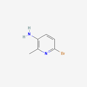 Chemical structure of 6-Bromo-2-methylpyridin-3-amine