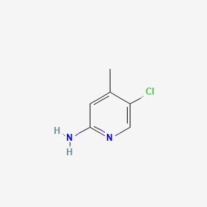 Chemical structure of 2-Amino-5-chloro-4-methylpyridine