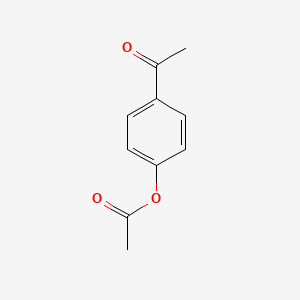 Chemical structure of 4'-Acetoxyacetophenone