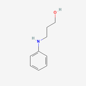 Chemical structure of 3-Anilino-1-propanol