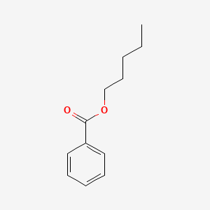 Chemical structure of Amyl Benzoate