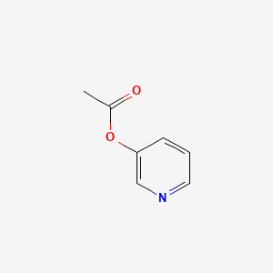Chemical structure of 3-Acetoxypyridine