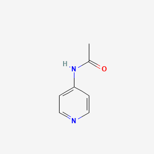 Chemical structure of 4-Acetamidopyridine