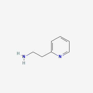 Chemical structure of 2-Pyridineethanamine