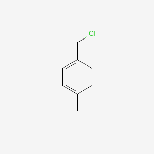 Chemical structure of alpha-Chloro-p-xylene