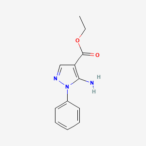 Chemical structure of 5-Amino-4-carbethoxy-1-phenylpyrazole