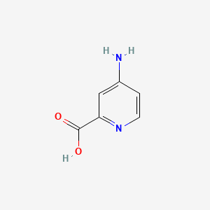 Chemical structure of 4-aminopyridine-2-carboxylic acid