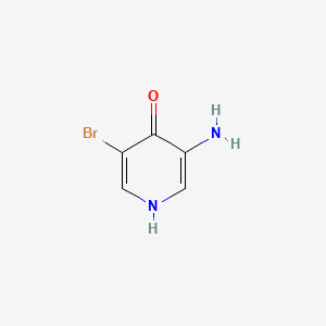 Chemical structure of 3-Amino-5-bromopyridin-4-ol