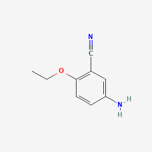 Chemical structure of 5-Amino-2-ethoxybenzonitrile