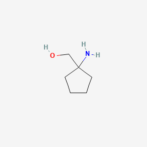 Chemical structure of 1-Amino-1-cyclopentanemethanol