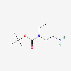 Chemical structure of (2-Amino-ethyl)-ethyl-carbamic acid tert-butyl ester