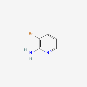 Chemical structure of 2-Amino-3-bromopyridine