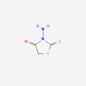 Chemical structure of 3-Aminorhodanine