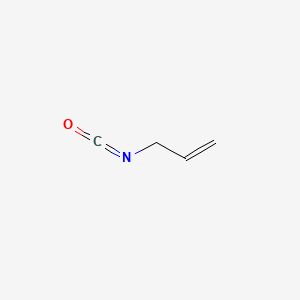 Chemical structure of Allyl isocyanate