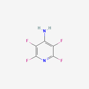 Chemical structure of 4-Amino-2,3,5,6-tetrafluoropyridine