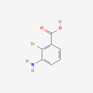 Chemical structure of 3-Amino-2-bromobenzoic acid