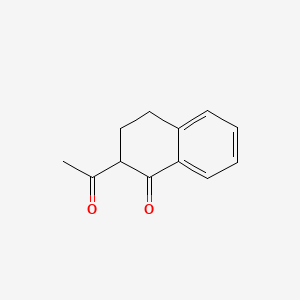 Chemical structure of 2-Acetyl-1-tetralone