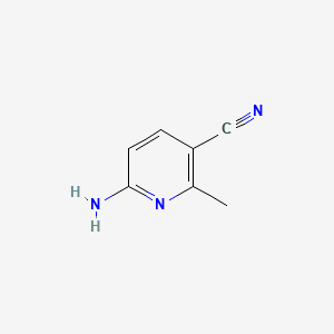 Chemical structure of 6-Amino-2-methylpyridine-3-carbonitrile