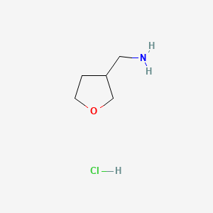 Chemical structure of 3-(Aminomethyl)tetrahydrofuran hydrochloride
