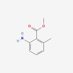 Chemical structure of 2-Amino-6-methyl-benzoic acid methyl ester