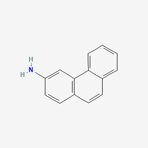 Chemical structure of phenanthren-3-amine