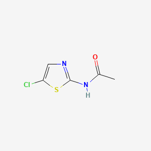 Chemical structure of 2-Acetamido-5-chlorothiazole