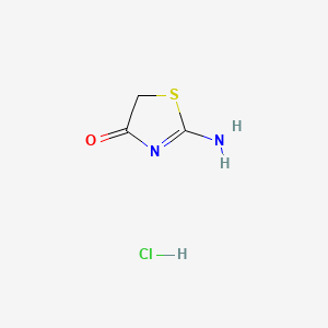 Chemical structure of 2-Aminothiazolinone hydrochloride