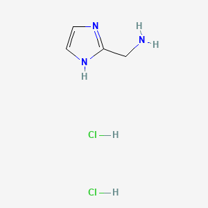 Chemical structure of 2-(Aminomethyl)imidazole dihydrochloride