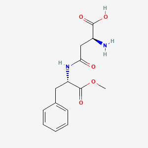 Chemical structure of β-Asp-Phe methyl ester